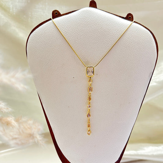 Crystal Cascade Necklace