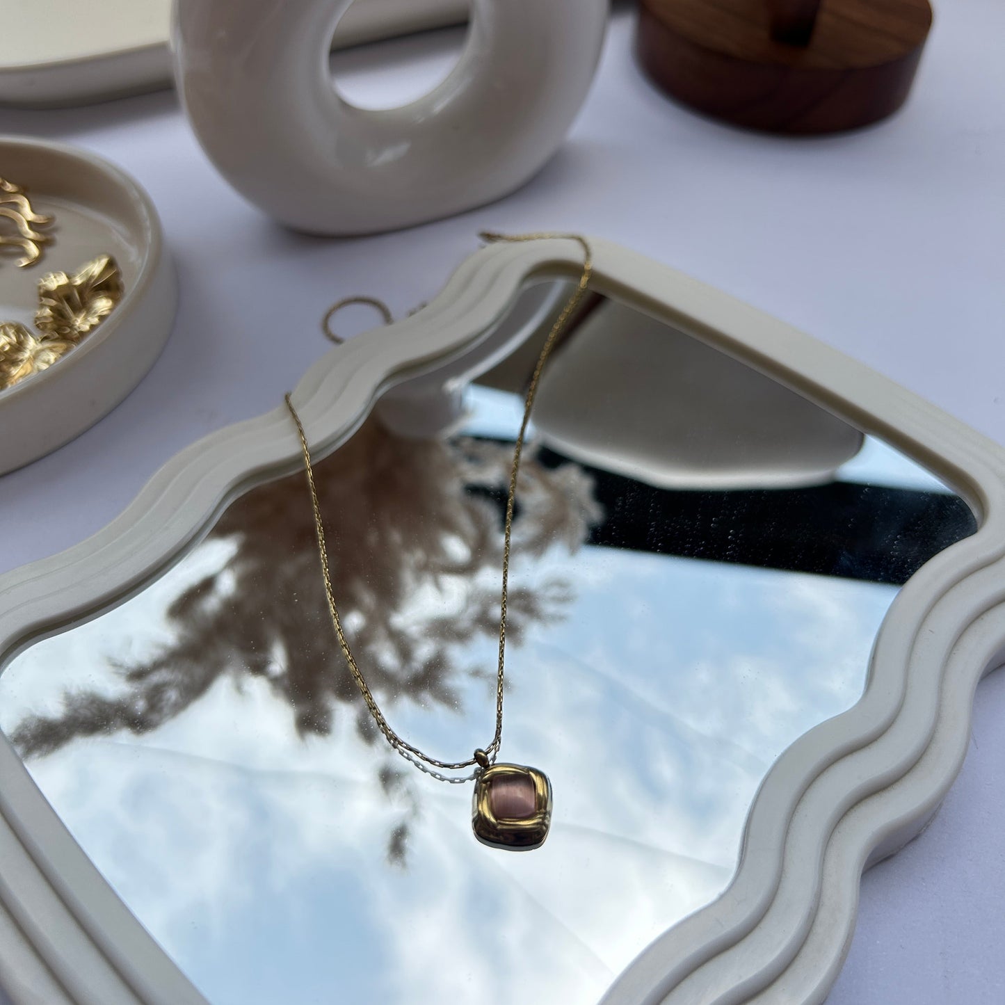 Amber Stone Necklace