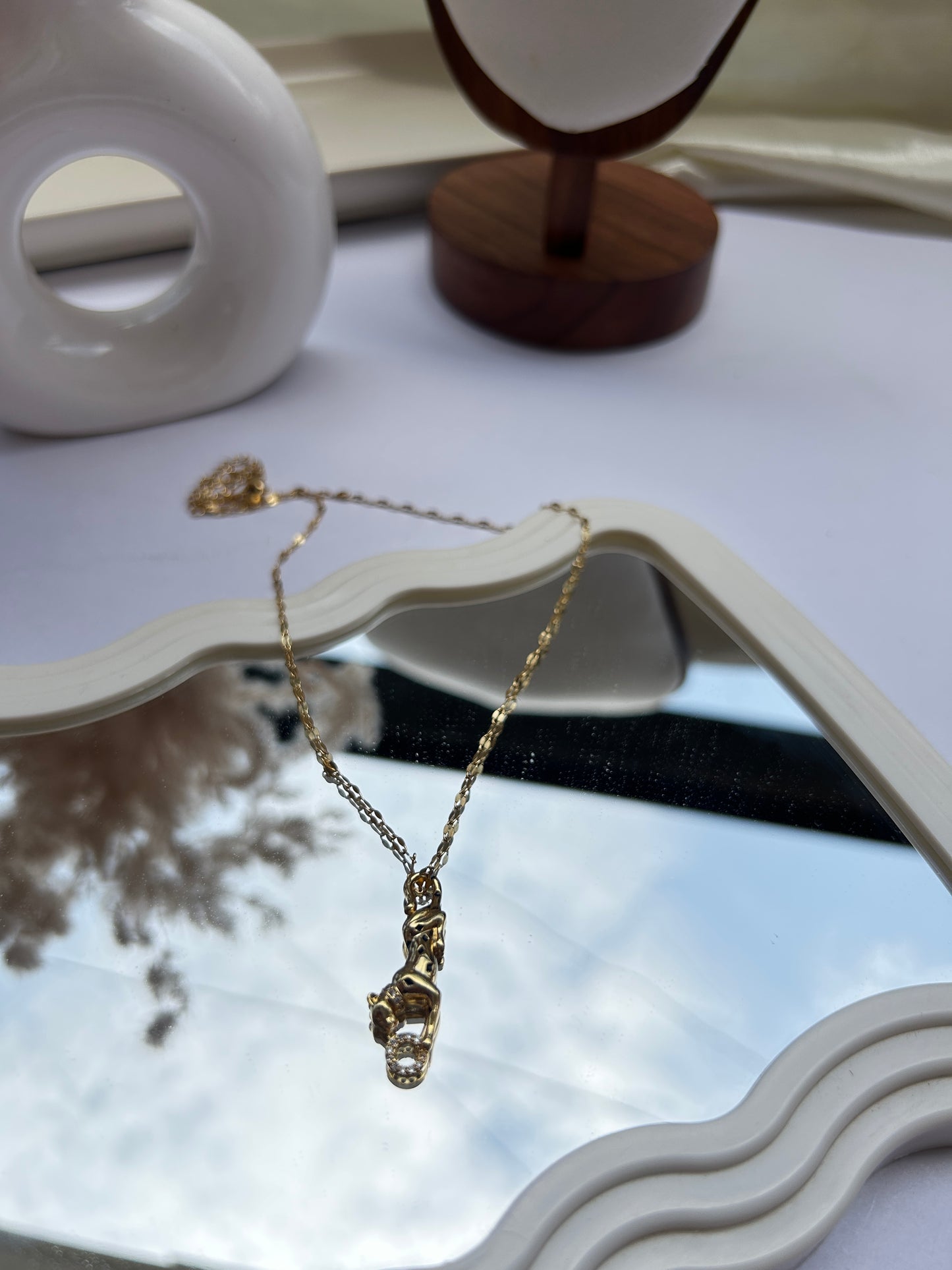 Panther Charm Necklace