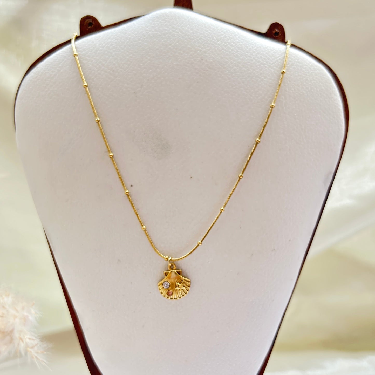Seashell Charm Necklace