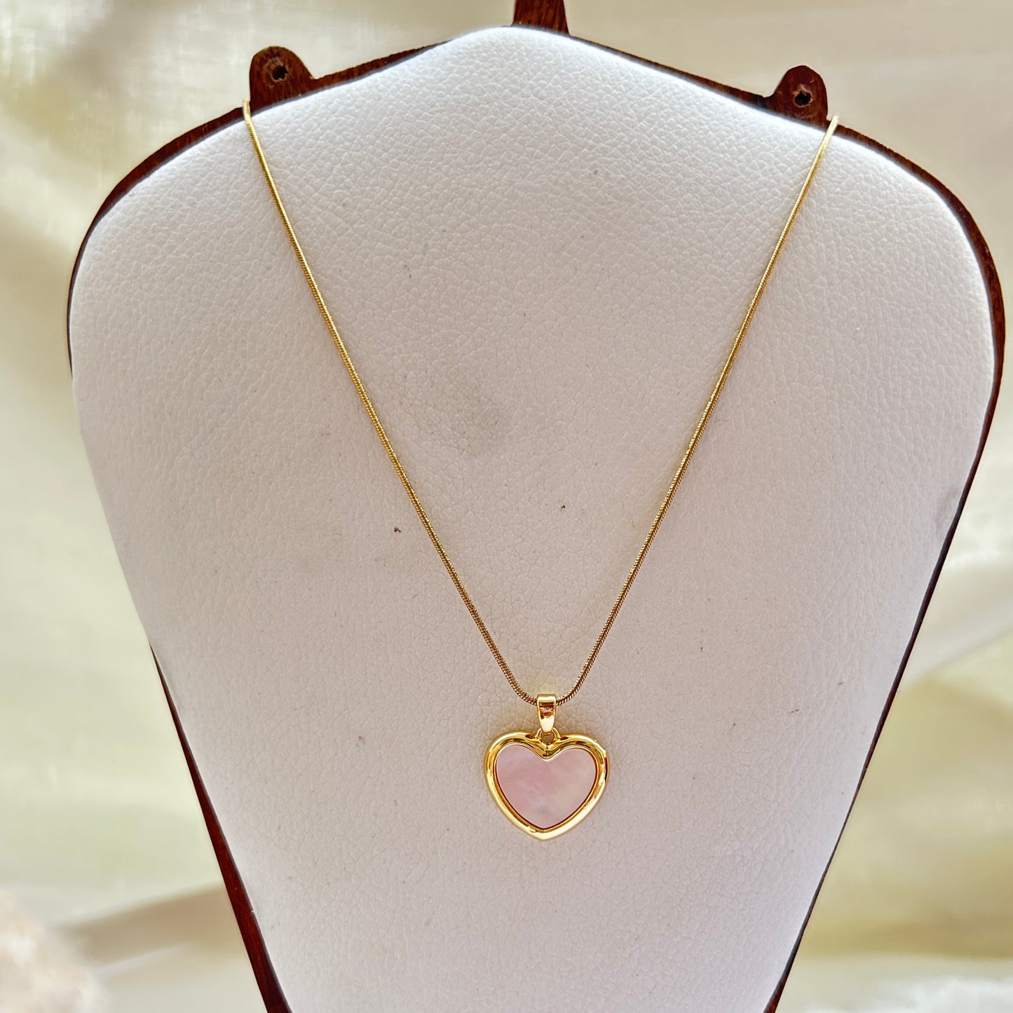 Blush Heart Necklace