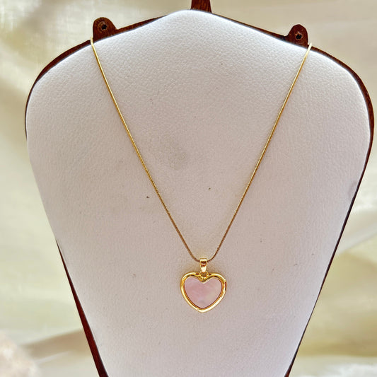 Blush Heart Necklace