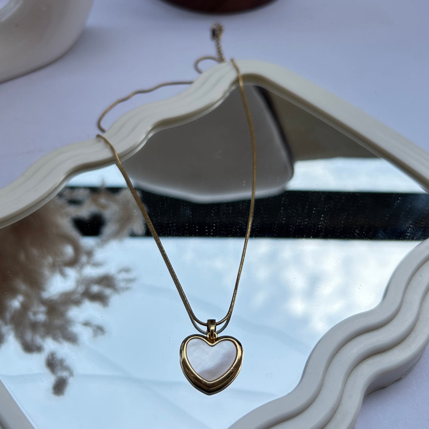Blush Heart Necklace