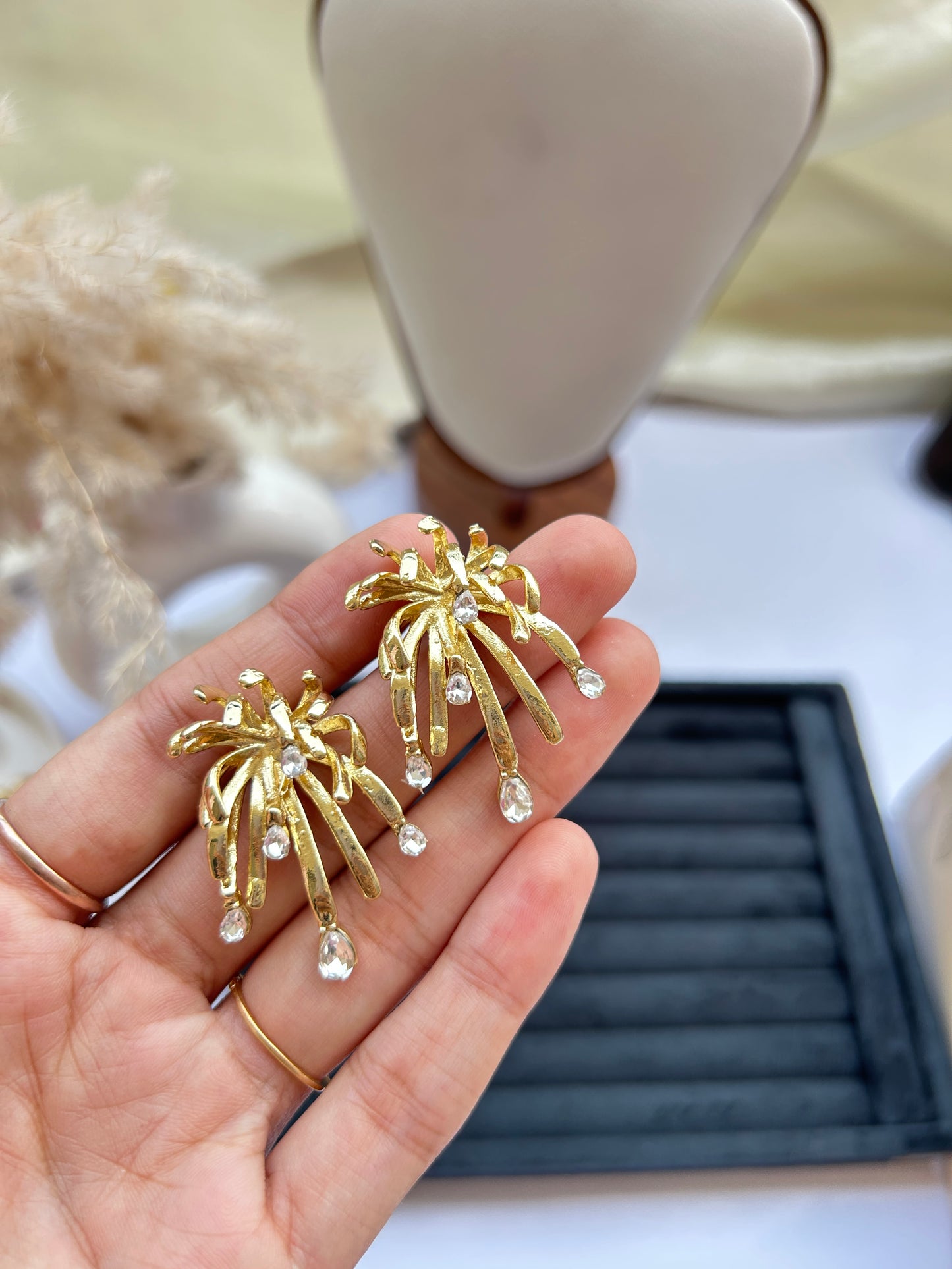 Starburst Crystal Studs