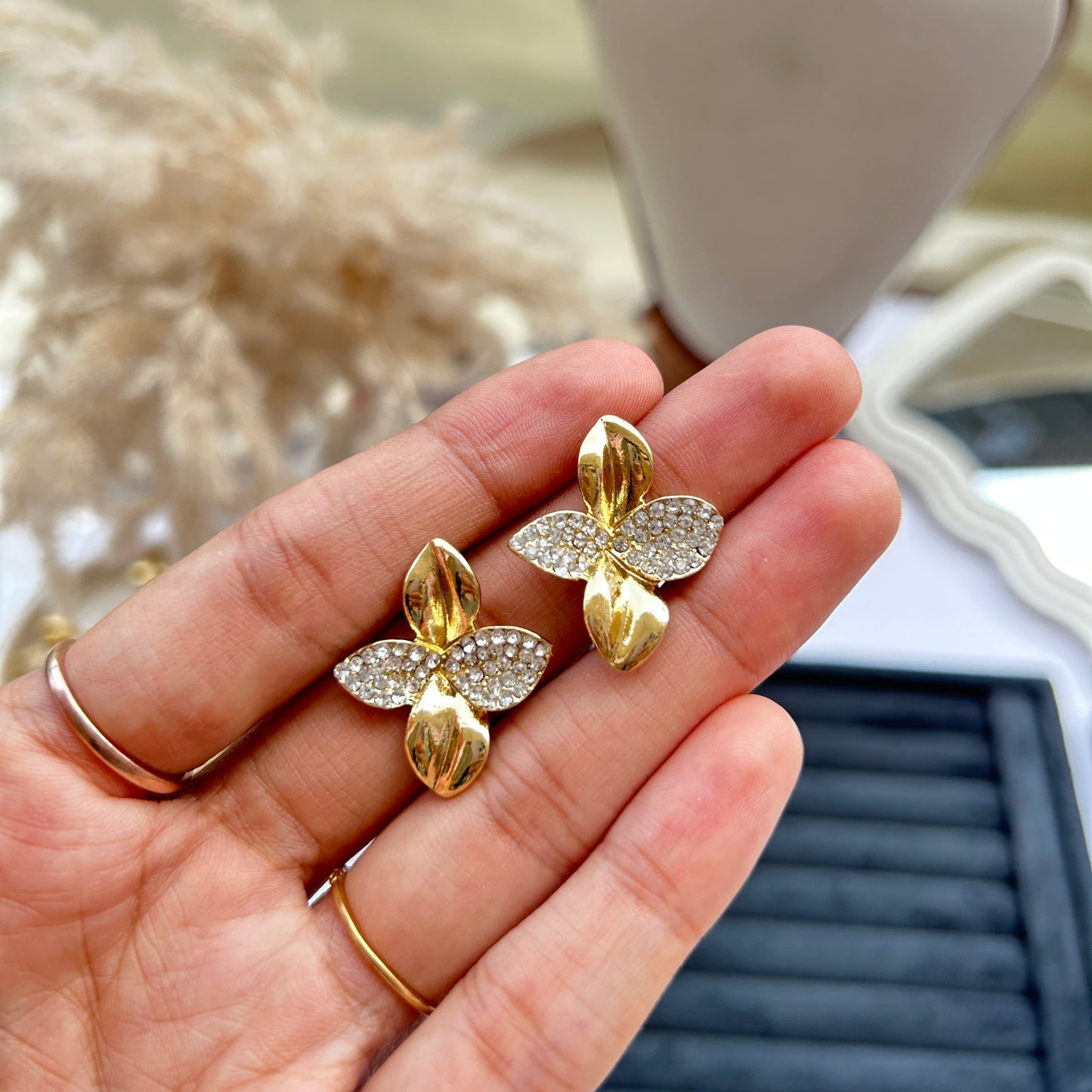 Petal Flower Studs