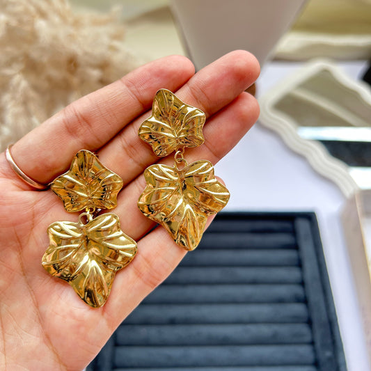 Leaf Drop Earrings