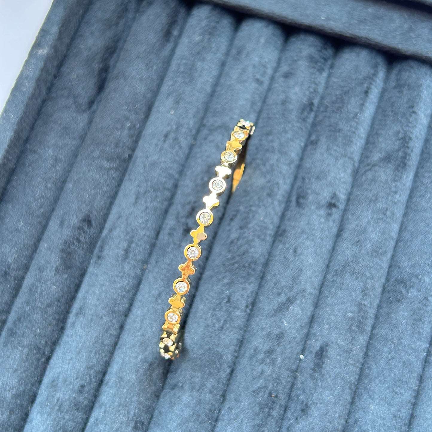 Crystal Cross Tennis Bracelet