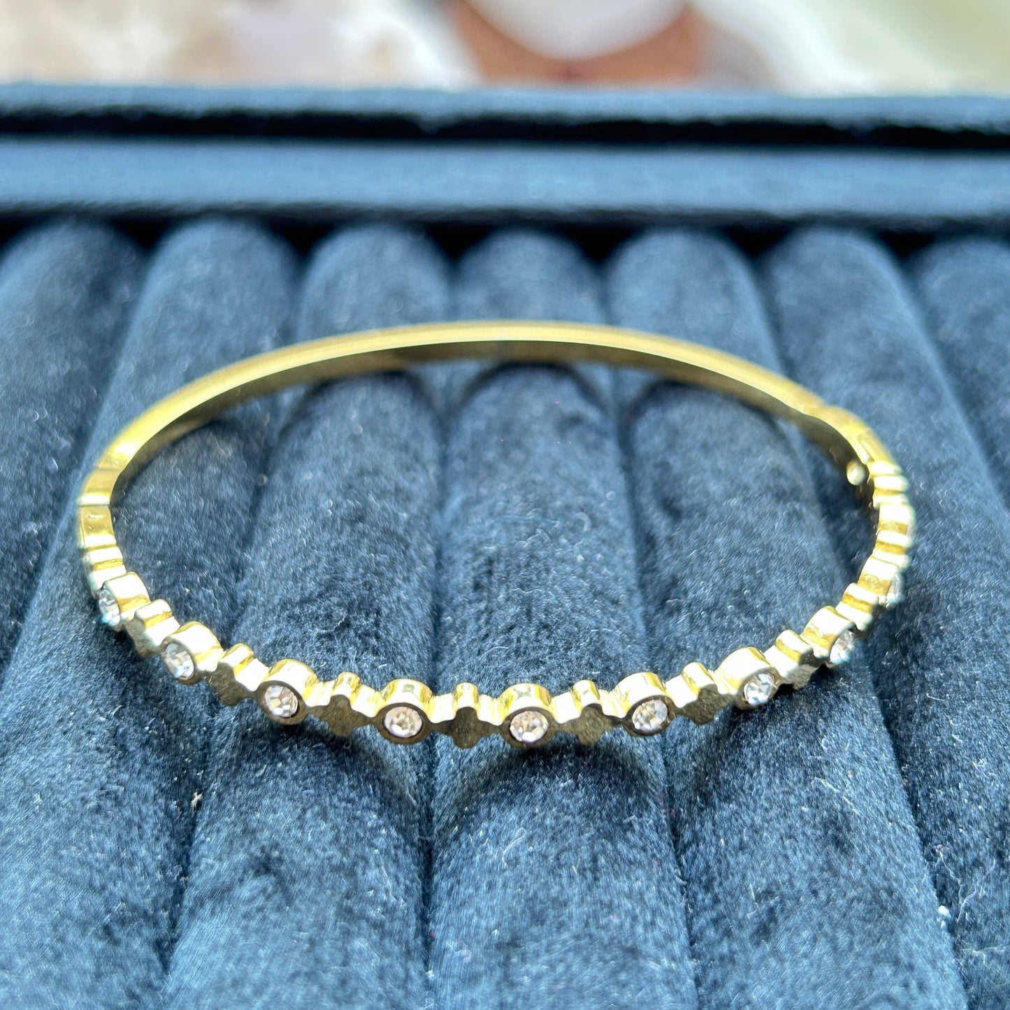 Crystal Cross Tennis Bracelet
