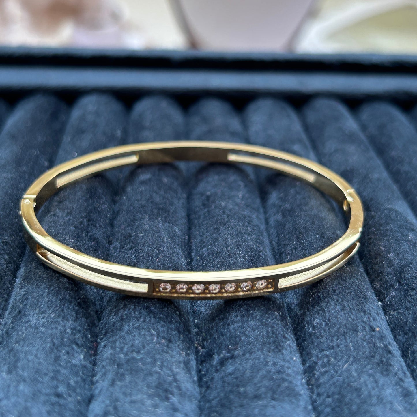 Crystal Bar Bangle