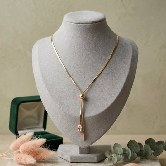 Lariat Snake Chain Necklace