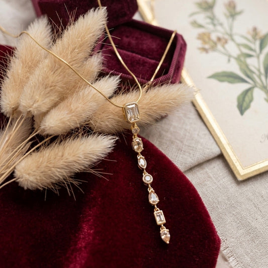 Crystal Cascade Necklace