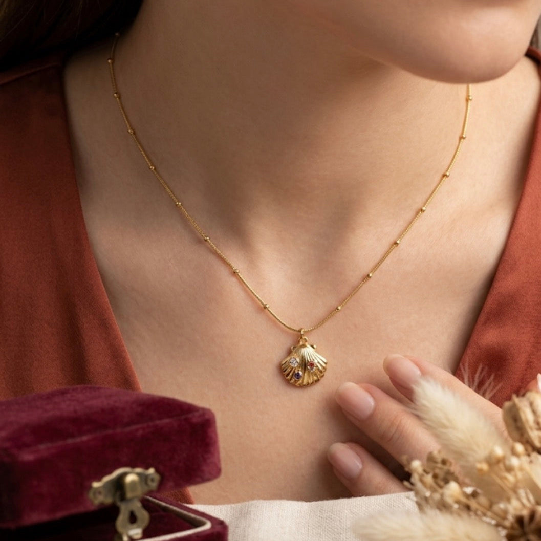 Seashell Charm Necklace