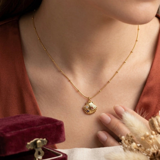 Seashell Charm Necklace