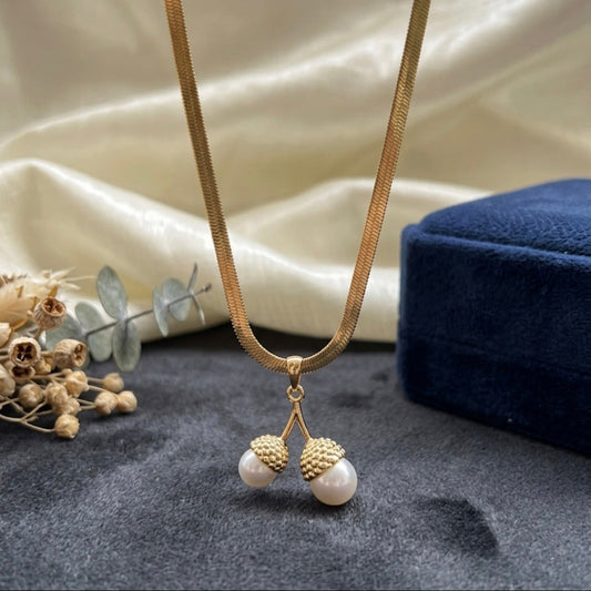 Pearl Cherry Necklace