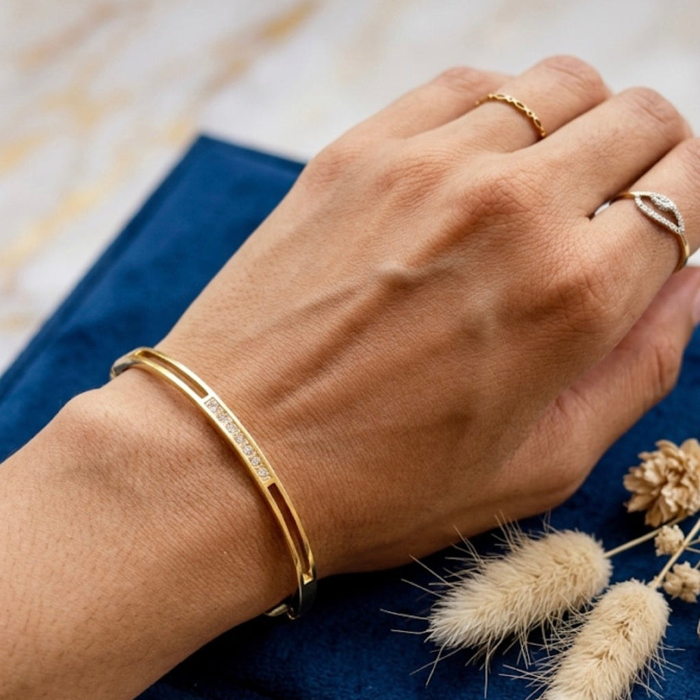 Crystal Bar Bangle