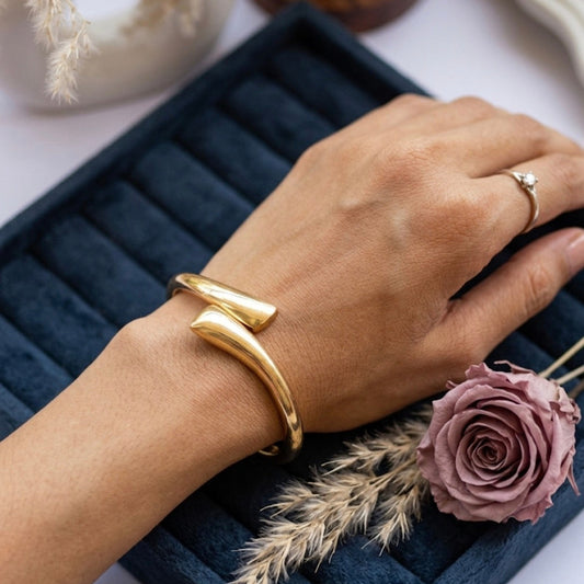 Sculpted Wrap Bangle